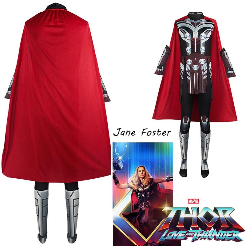 Falei Fantasia de Halloween Thor 4 Cosplay Macacão Para Crianças e Adultos Macacão Justo