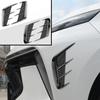 2pcs Universal Car Air Flow Fender Hood Intake Vent Cover Trim Carbon Fiber Side Wing Decals Body Shark Gill Ventilation Sticker