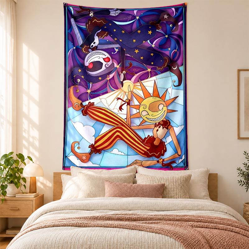 Tapestry Five Nights at Freddy's di alta qualità per decorare le pareti del soggiorno, della camera da letto, del dormitorio, ideale come decorazione murale per la camera da letto o come regalo di festa