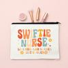 In My Nurse Era Print Women Cosmetic Bag Travel Neceser Toiletries Organizer Bags Women  Canvas Make Up Case Best Gift for Nurse