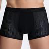 Men's Breathable Mesh Ice Silk Boxer Briefs