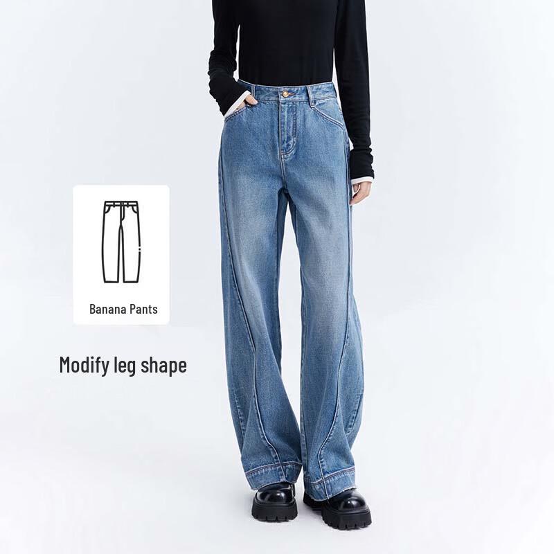 

Navigare Women s Patchwork Casual Jeans 2XL