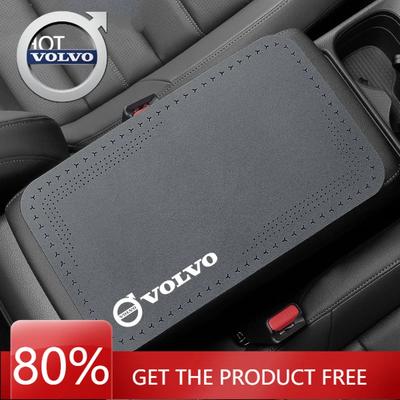 Emblems 2026 New For Car Armrest Pad Center Console Box Cover Protector Cushion For Volvo V60 V40 XC90 S60 XC60 EM90 V50 V