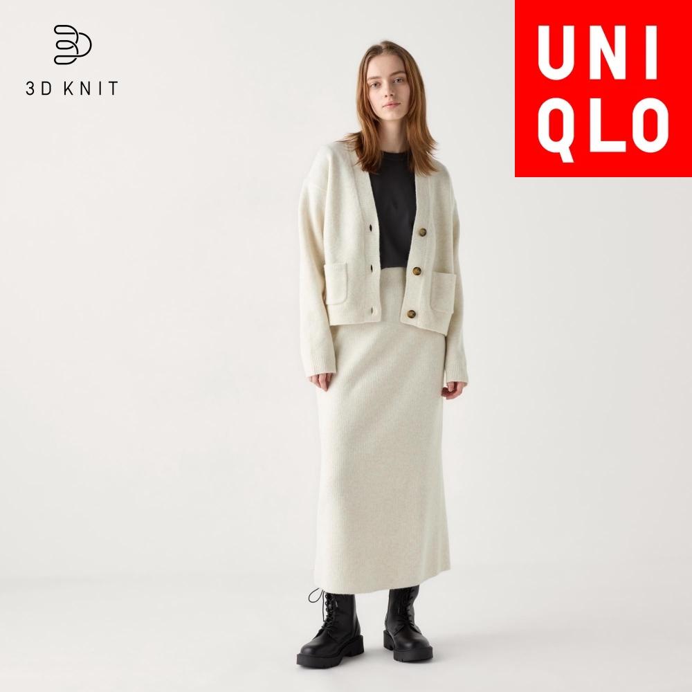 

Юбка-трансформер Uniqlo 3d Knit Supleyan 01 OFF WHITE/WOMEN L