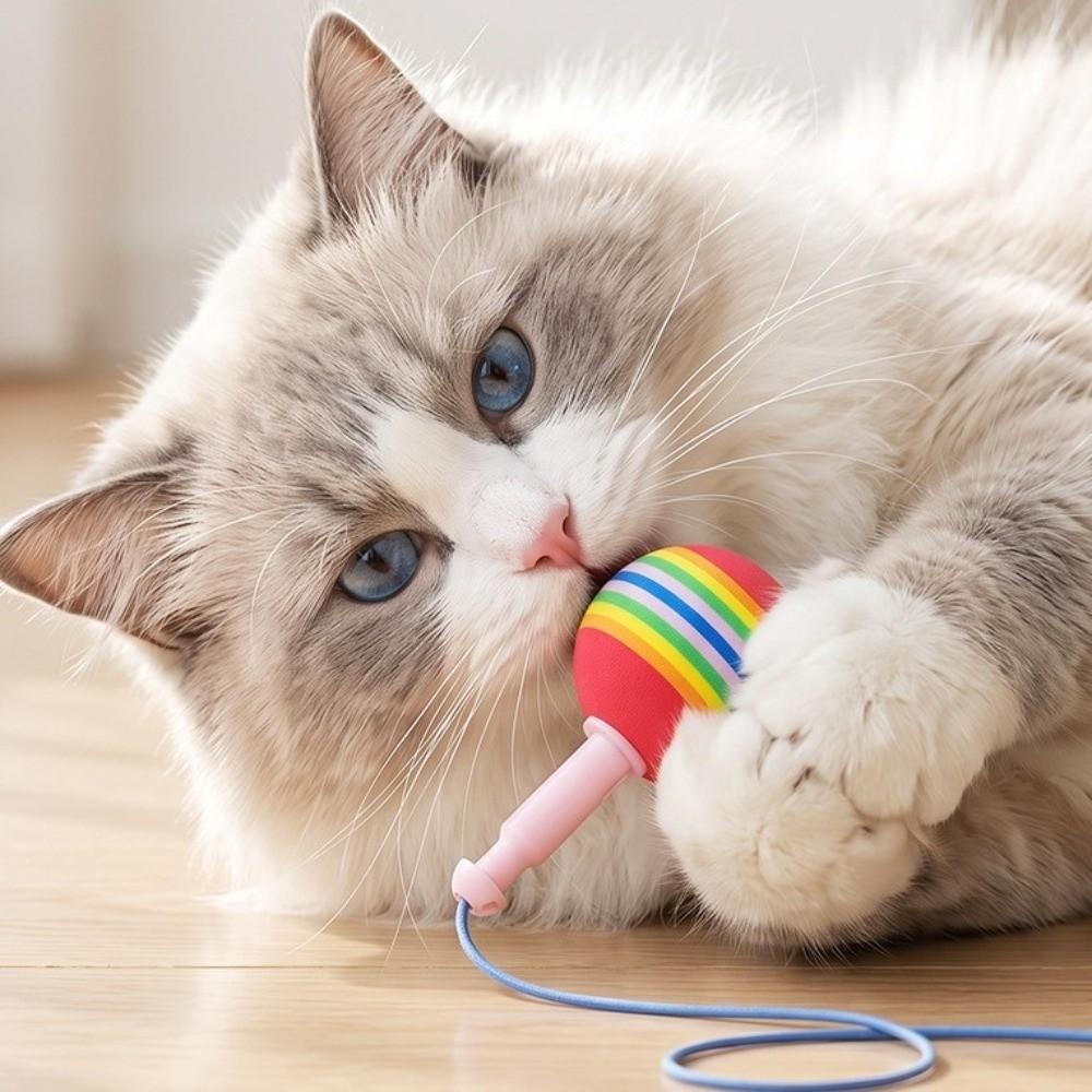 Long-Lasting Interactive Cat Toys Entertainment Automatic Cat Teaser Wand  Enrichment