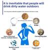 1500L Outdoor Personal Water Filter Portable Water Purifier Survival Straw Ultra-Light 0.01 Micron 4-Stage Filter System