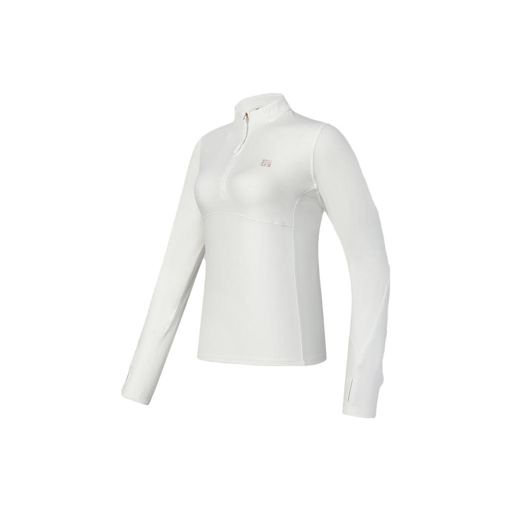 New FILA Set in Sleeve T Shirt Women's White A11W411214F-WT