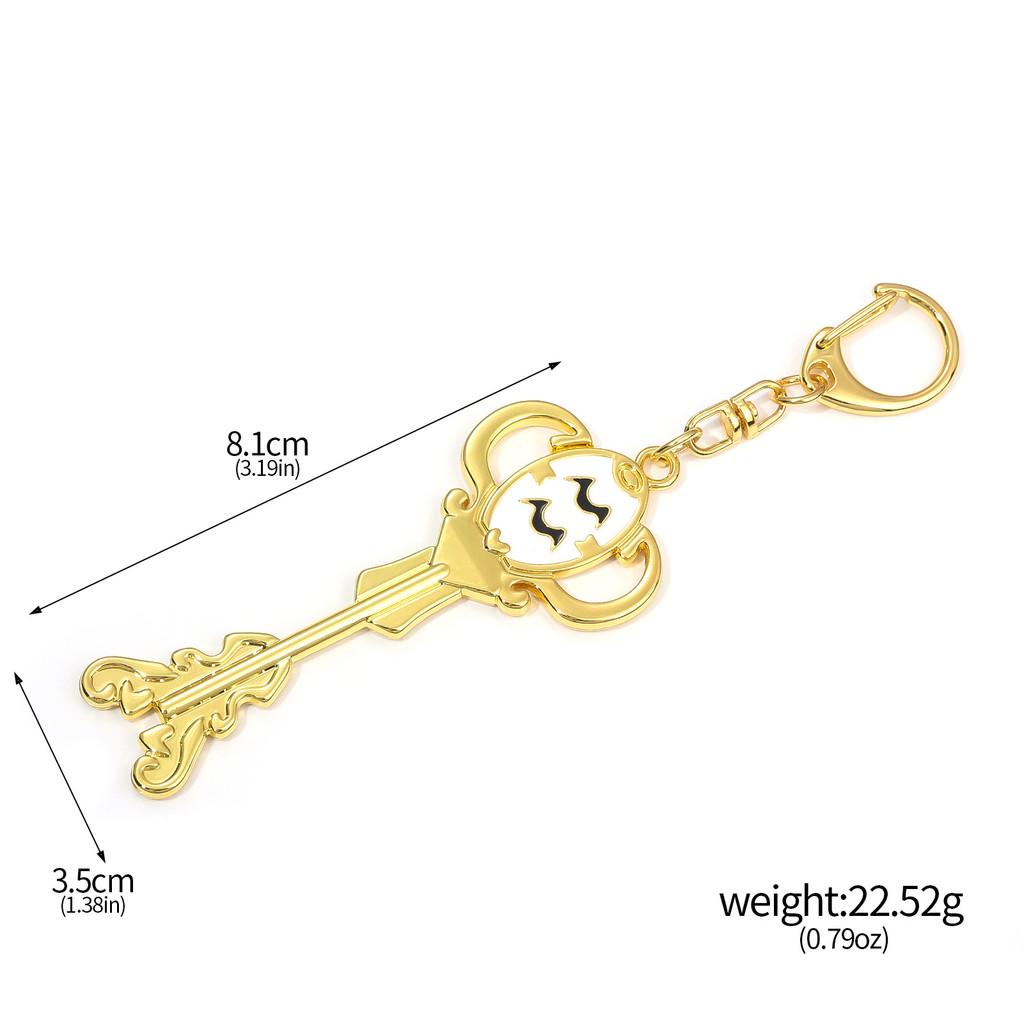 Fairy Tail Zodiac Sign Keychain Zinc Alloy Gift For Anime Fans