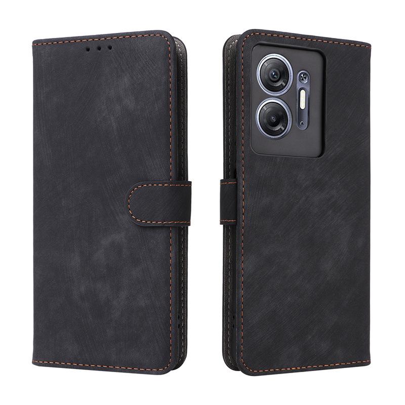Infinix Hot 30 5G X6832 Leather Phone Case with Card Slot and Lanyard