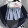 High waist elastic waist sports shorts women's loose casual outer wear summer new wide leg pants home pajama pants tide