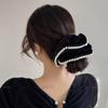 White/Black Hair Accessories, Elegant Camellia Fabric Hair Bands And Hair Accessories
