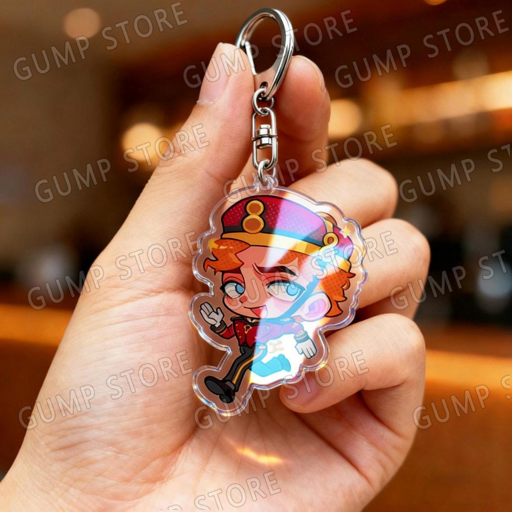 Cute Deadlock Charms Chibi Keychain for Accessorie Shiv Pocket Doorman Drifter Mina Ivy Lash Paige Keyrings Jewelry Manga Gifts