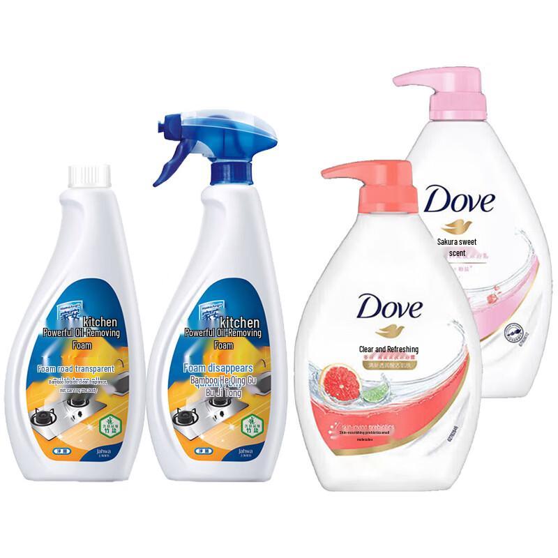 Dove Family Bath & Kitchen Cleaning Bundle