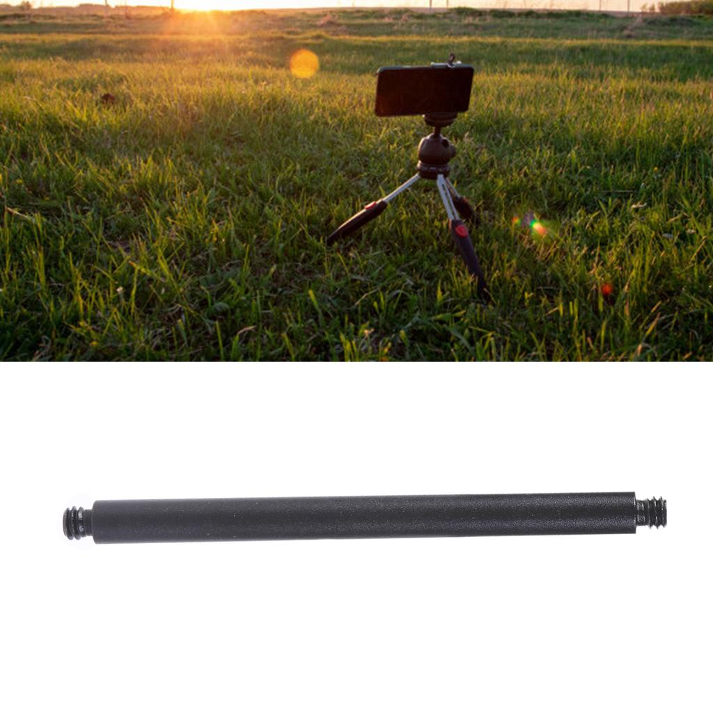 Anti Rusts 1/4" Male To 1/4" Male Threaded Extension Rod for Photography Equipment Secure Attachment for Stands Monopods