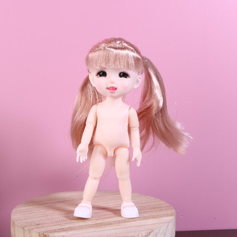 

1 Набір 3D Імітаційні Очі 13 Шарнірів Мульти Вираз Маленька Лялька Мила 16 см 1/8 Гола Лялька Іграшка для Дівчинки Дитячий Подарунок