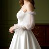 Delicate Sheer Bride Gloves With Open Finger Design Wedding Arm Sleeves For Bridal Accessories And Formal Occasion