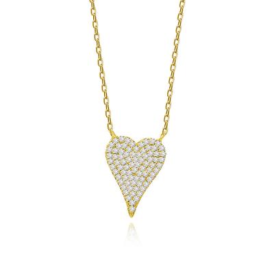 Sterling Silver 925 Net Red Ins Love Pendant Necklace Women's Personality Fashion Collarbone Chain Jewelry