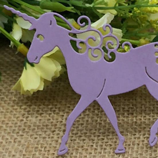 Unicor-n Horse Cutting Dies Stencil Scrapbooking DIY Card Paper Embossing Craft