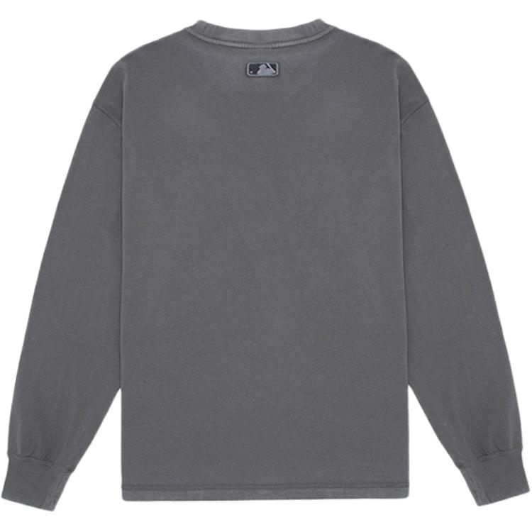 MLB Boston Red Sox Vintage Crew Neck Letter Drop Shoulder Long Sleeve T-Shirt Unisex T-Shirt Dark-Charcoal 3ATSB2051-43CGD