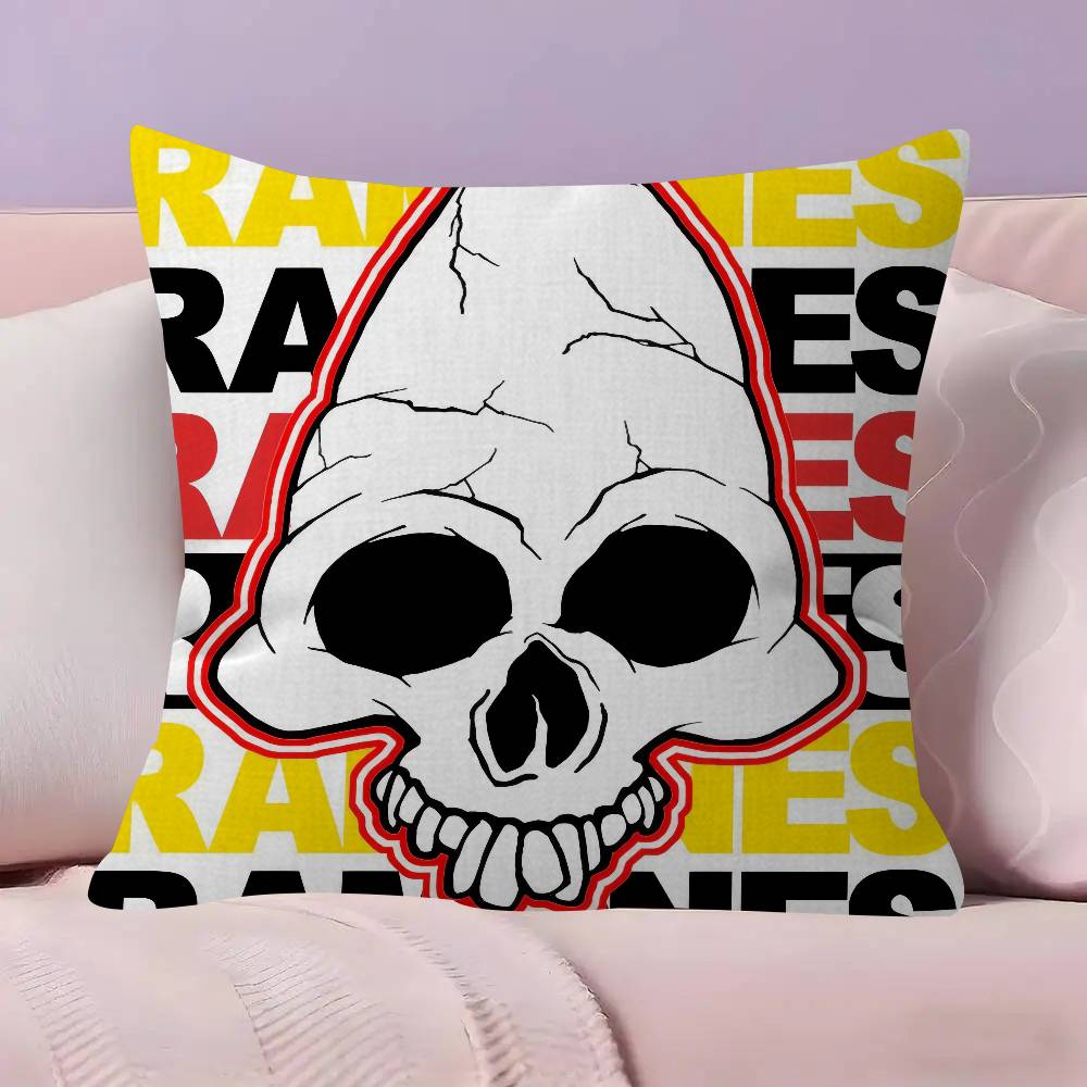 Poszewka na poduszkę kreskówka Prezent Poszewka na poduszkę Sypialnia Dom Sofa Krzesło Siedzenie Dekoracja poszewka na poduszkę Zespół Rockowy RRamones ANIME