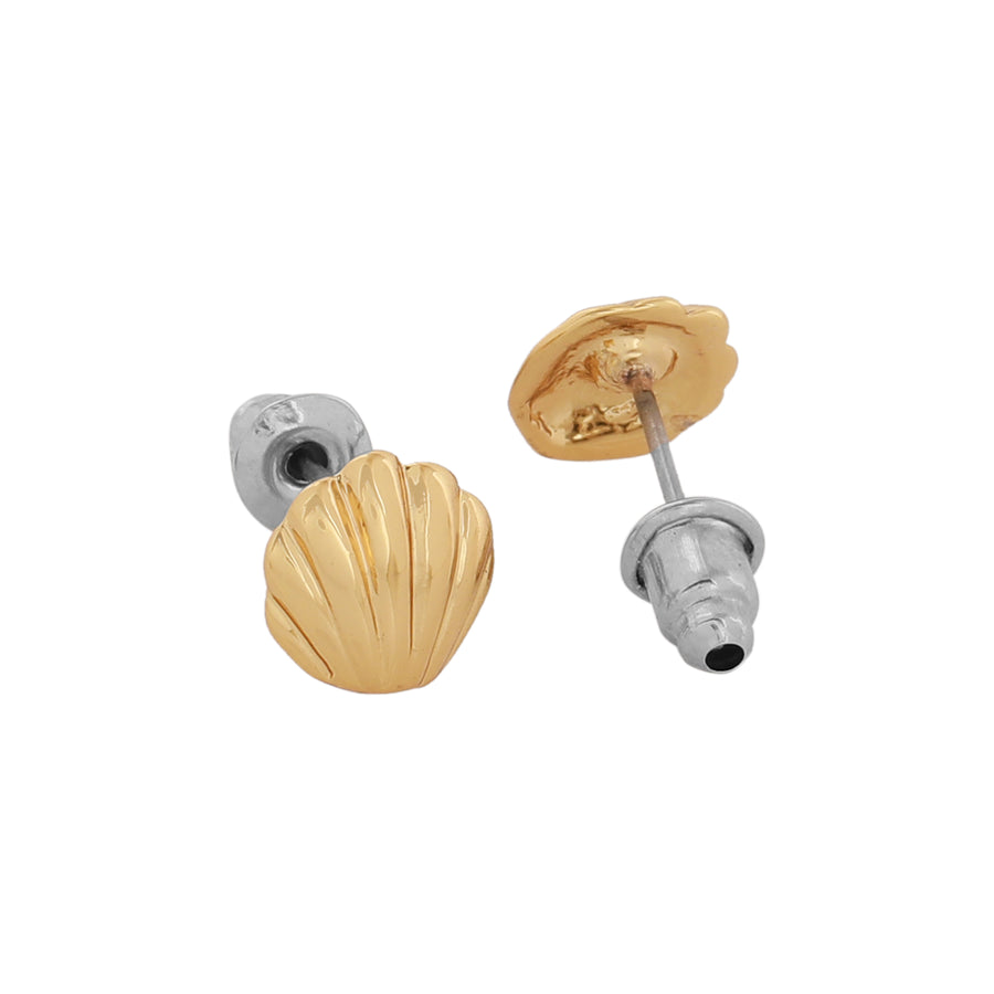 Estele Gold Plated Diamond Nakshatra Stud Earrings For Women