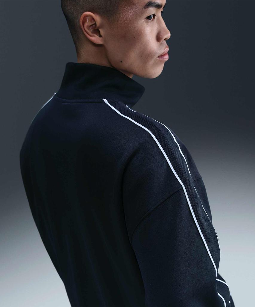 Nike Sportswear Club Oversized Knit Track Jacket M - Obsidian:White / Hv1418-451