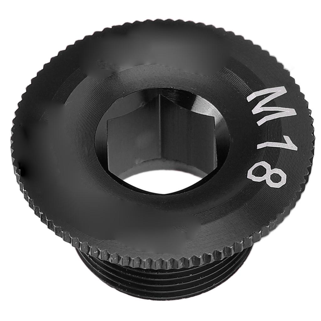 CANSUCC M18 Mountain Bike Crank Cover Screws Rustproof Bicycle Crankset Arm Fixing ScrewBlack
