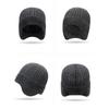 Winter Thick Neck Cap Two-Piece Set Men's Outdoor Cold-Proof Cycling Ear Protection Knitted Hat