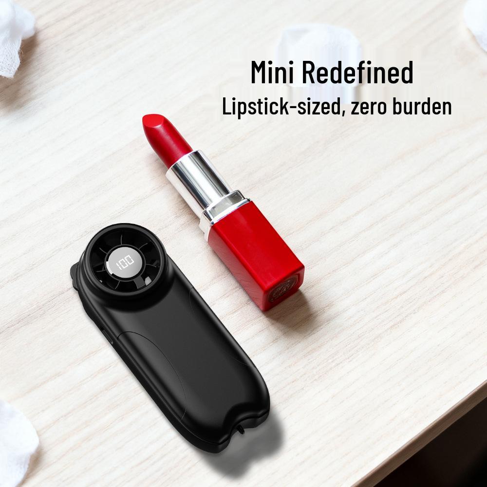 Portable High-Speed Neck-Hanging Mini Fan – Long-Lasting, Strong Wind, Desktop Turbine Design