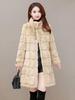 Imitation Mink Velvet Women's Coat Imitation Mink Coat Women's Coat Women's Trench Coat Women's Thickened Autumn and Winter Women's Clothing Others