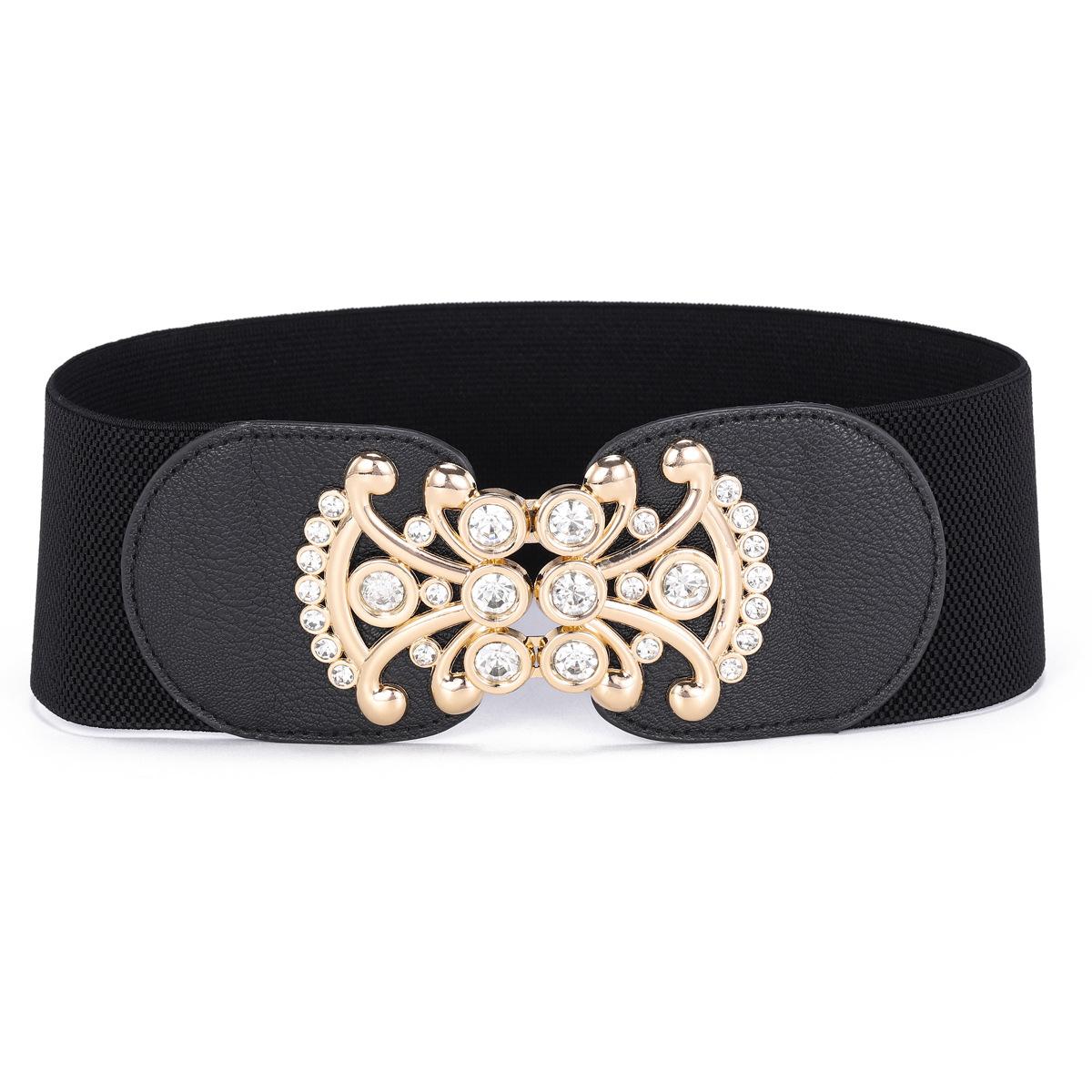 

Широкий пояс Женский декоративный Юбка Пальто Поясная пряжка Эластичный Эластичный Пояс Семь вариантов Три размера 65cm