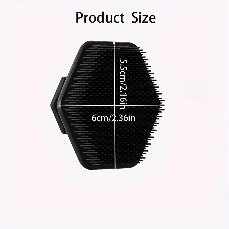 Silicone Facial Cleansing Brush, Deep Pore Cleaning Scrubber, Dual-Side Exfoliating Massage Tool for Men Women Face Beard Care