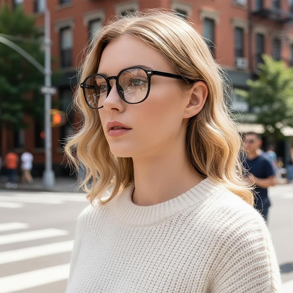New Men's And Women's Matching Retro Stylish Anti-blue Light Glasses For Versatile Use3090