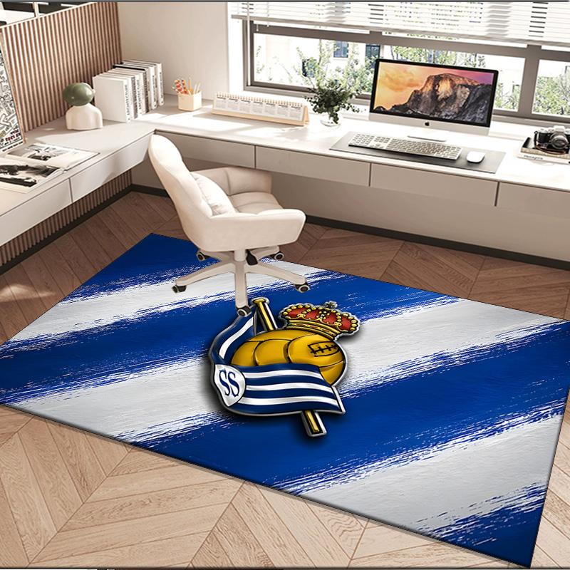 1PC rug Crown And Soccer Ball Sociedad Carpet, Chair Rug,Area Rug for Office Bedroom living rooms bedroom, Doormat decor Christmas fan gifts