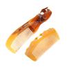 Natural Ox Horn Comb Anti Static Buffalo Combs Mandarin Duck Phoenix Carving Professional Detangling Massage Fine Tooth Comb