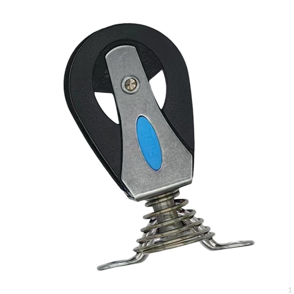 Boat Pulley Wire Rope Snatch Block Smooth Silent Bearing Practical Compact Swivel Wheel Stainless