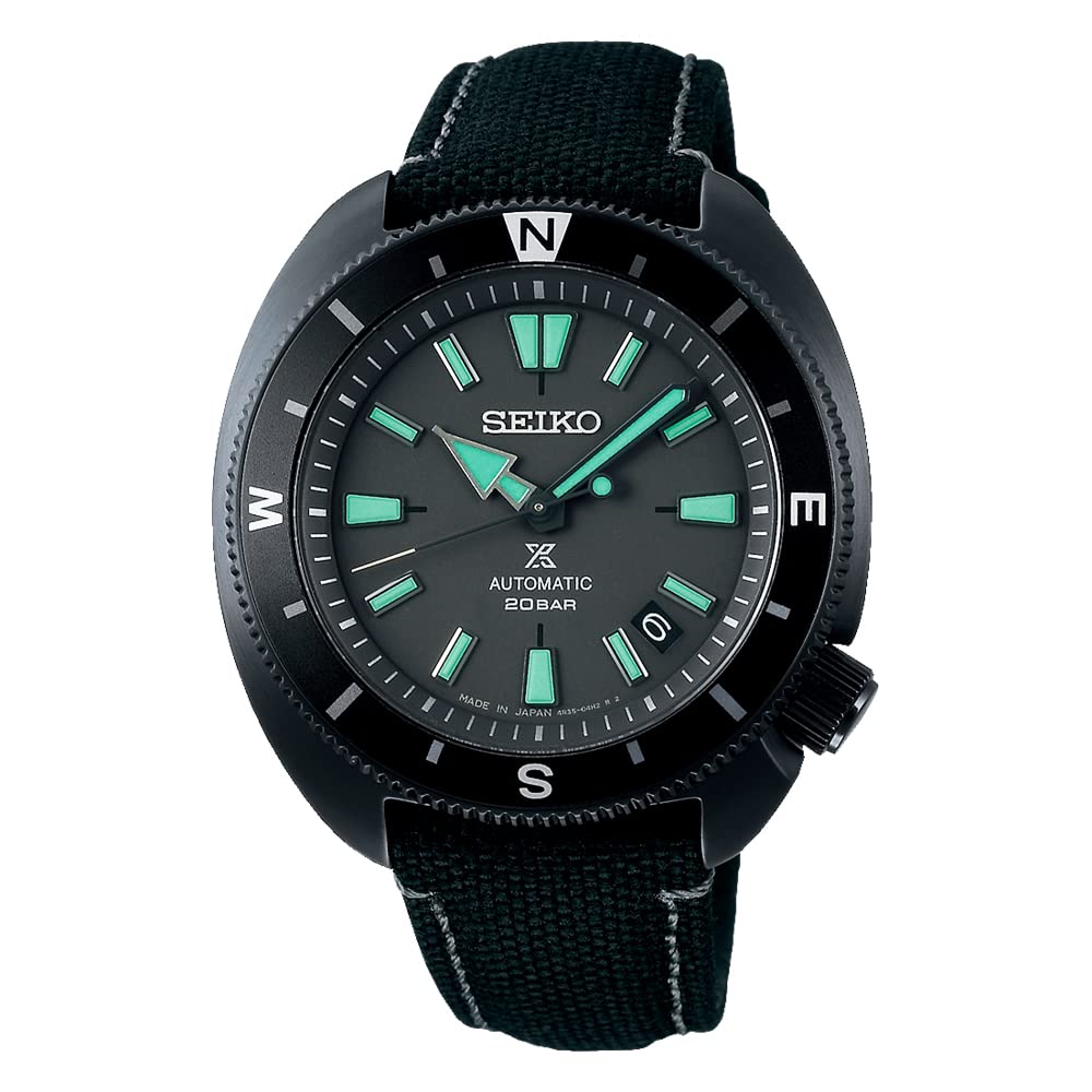 Seiko Prospex Mechanical Automatic Made in The Black Series Limited Sapphire Overseas Model Watch, Japan, Edition, Crystal, SRPH99, Men's Watch,