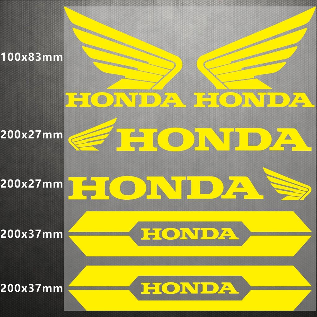 For Honda Motorcycle Sticker Decals Logo Waterproof E5D