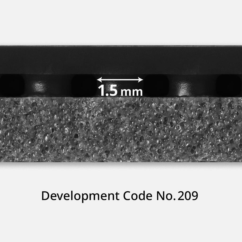 Butterfly Table Tennis Rubber, Made In Japan, Glazer 09C, Inverted Soft, Sticky High Tension, Black (278), Thickness, 06110