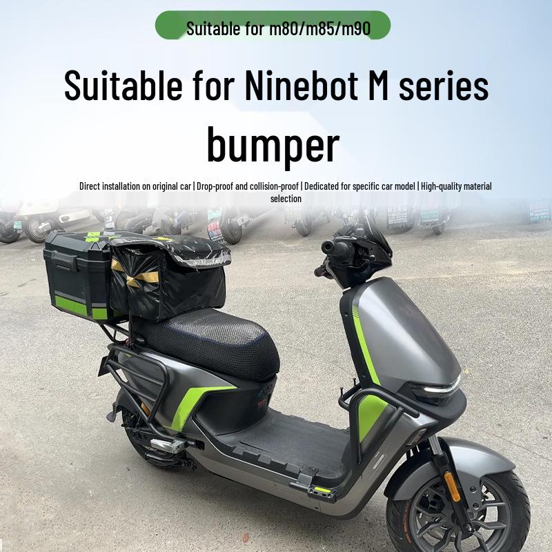 Ninebot Electric Scooter Carbon Steel Crash Bars (M80/M85/M90) - Thickened Bumper Guards