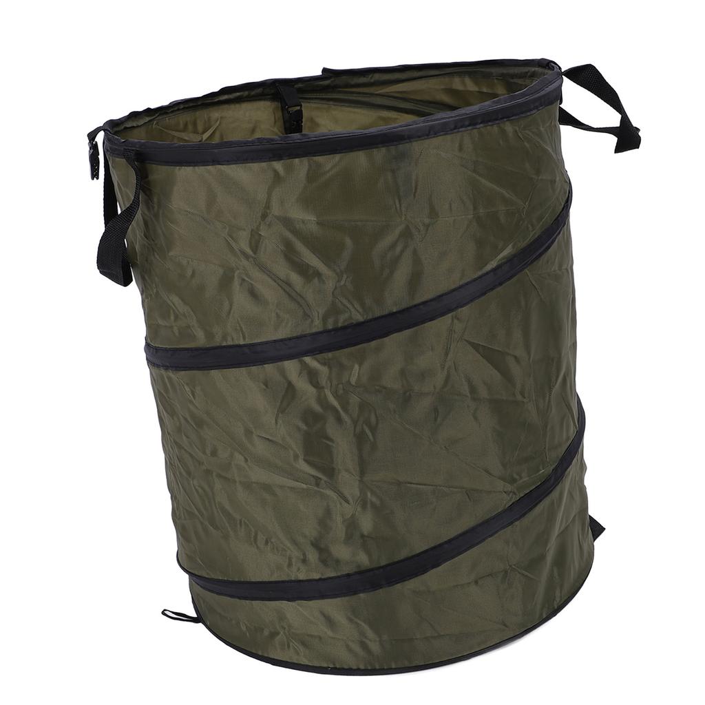 90L Folding Trash Container Portable Water Proof Oxford Cloth Camping Trash Bin for Picnic Outdoor