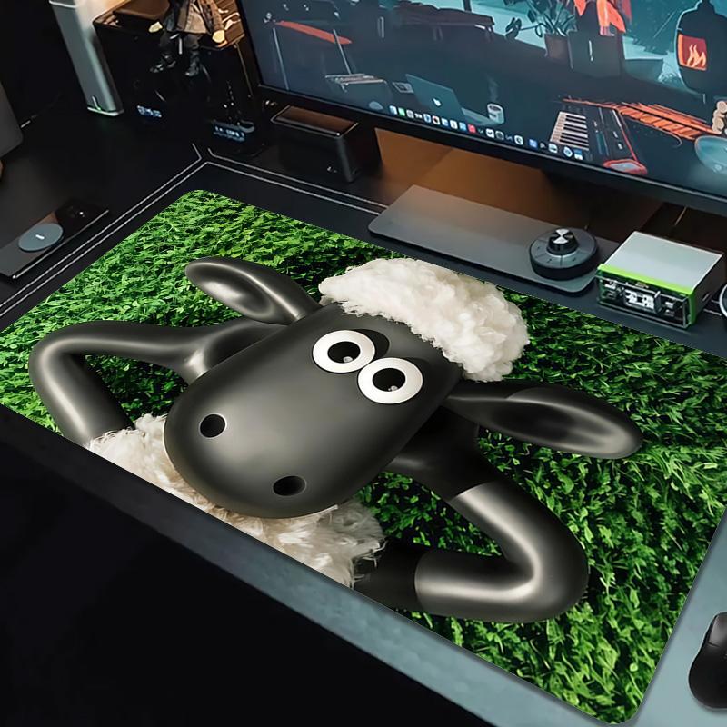 Shaun the Sheep2 Print  Cushion Non-slip Laptop Tablet Big Mousepad XXL Mat Mini PC Playmat With Lock edge