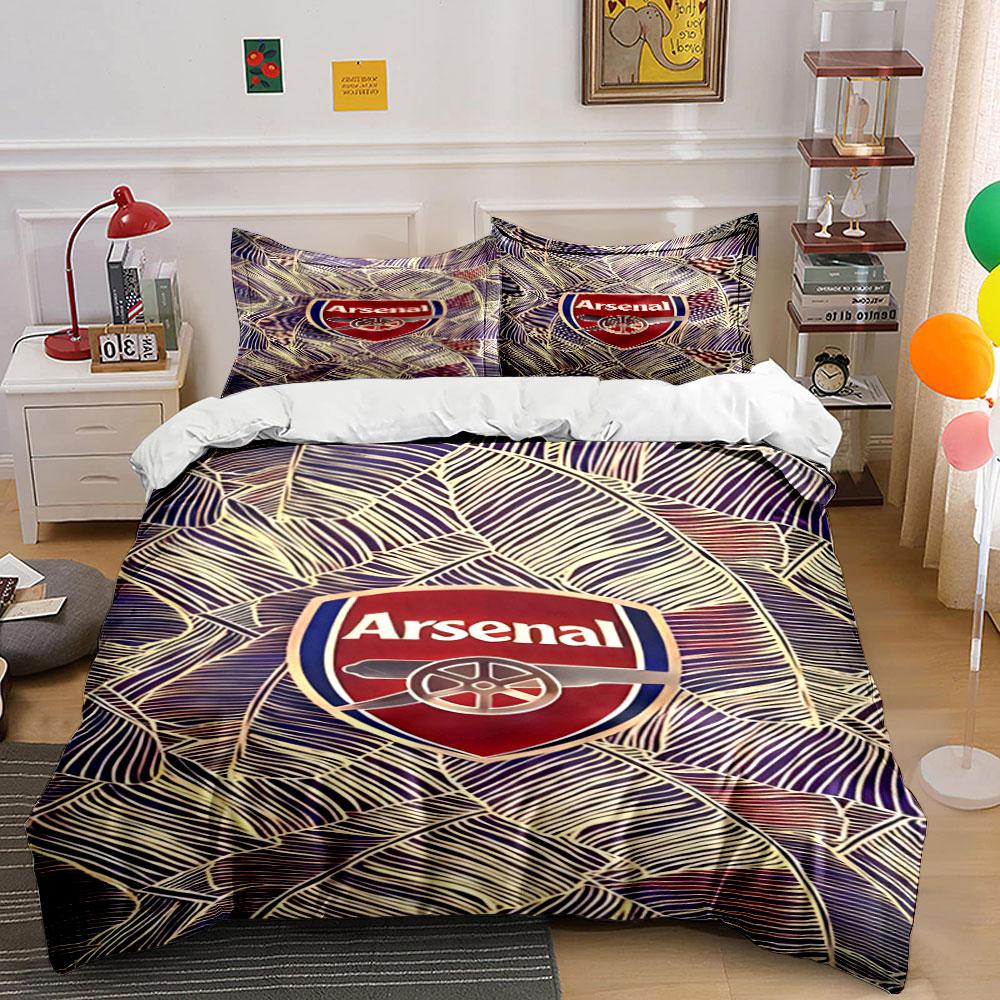 

Arsenal logo with leaves. Bedding sets Duvet cover sets Duvet covers Pillowcases(1 * Duvet Cover 2 * Pillowcases, without duvet insert) 135x200cm
