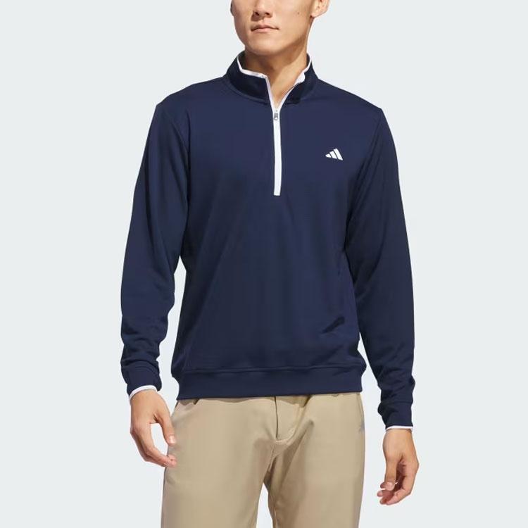 adidas Lightweight Half Zip Top Jackets & Coats Men's Dark Blue IU4511