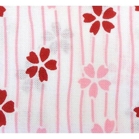 Miyamoto Komon Tenugui Striped Sakura 3390cm 33043