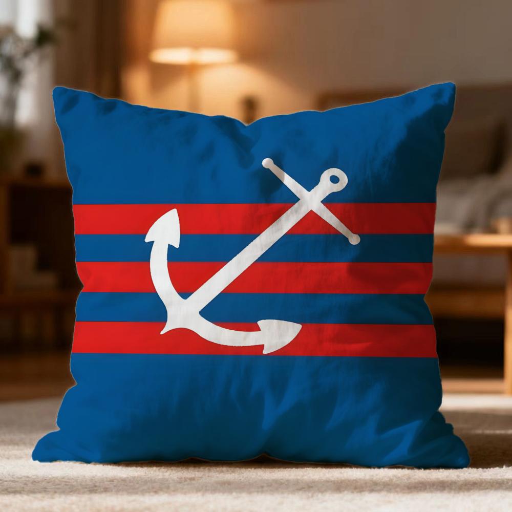 Popular OOcean Sailorer Cushion Cover Soft Washable Pillow Case Multi-Scene for Couch Bed Travel Office Use