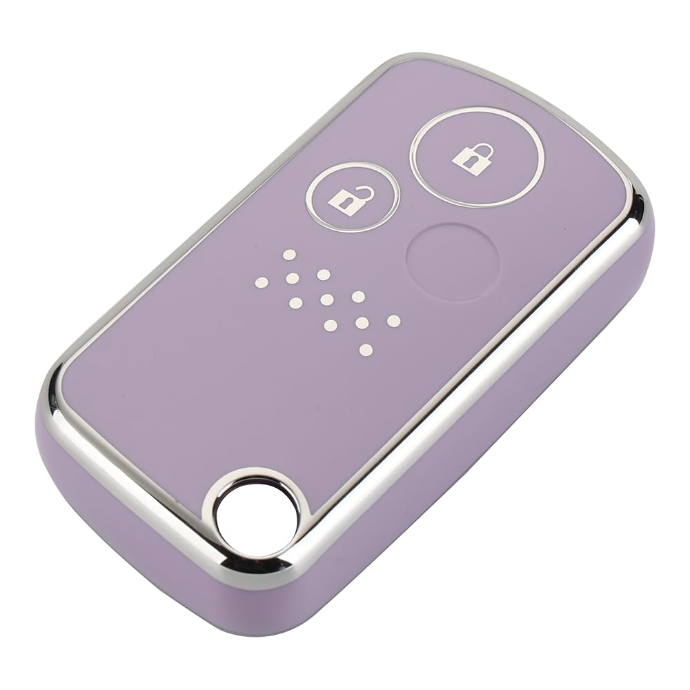 

[Кинотака] Чехол для смарт-ключа Honda из ТПУ с 2 кнопками Step Wagon Freed Elysion Odyssey CR-Z M фиолетовый