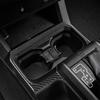Carbon Fiber Interior Floor Console Cupholder Cover Trim For Toyota Tacoma 16-22