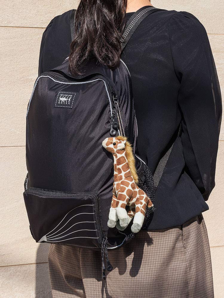 COLORATA Giraffe Plush Mascot Wild Animal with Cute Animal Keychain Doll Gift Christmas Present (Realistic Chain) (Twice Tested) /