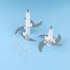 Electric Meat Grinder Blade Eco-friendly Material Food Grade Replacement Part for Home Cooking Food Crusher Processor